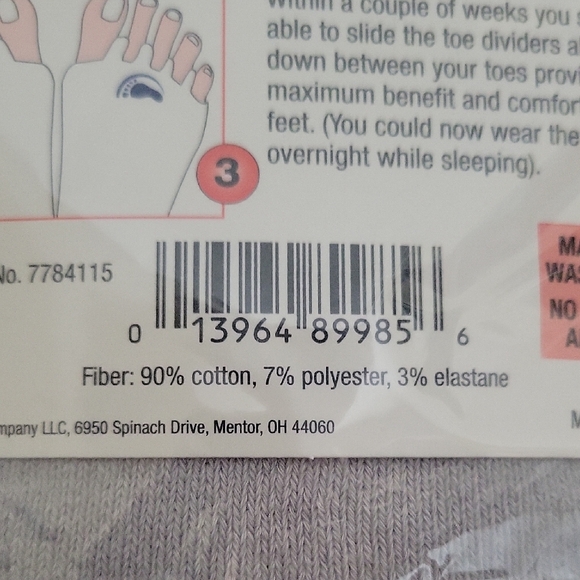 Light Gray Foot Alignment Socks - Picture 5 of 5